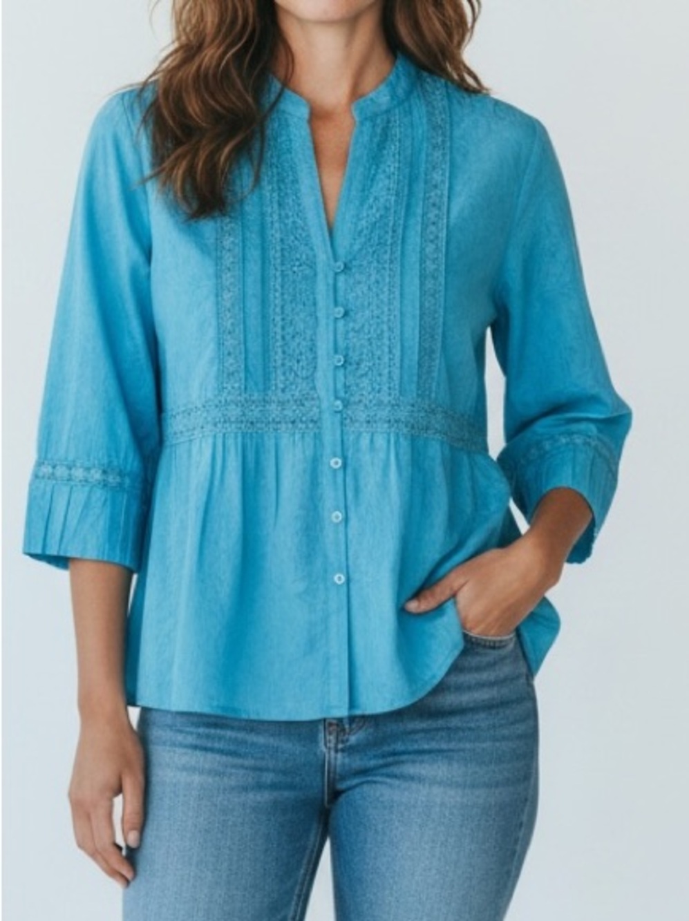 A.L.C. Button up blouse sz L
